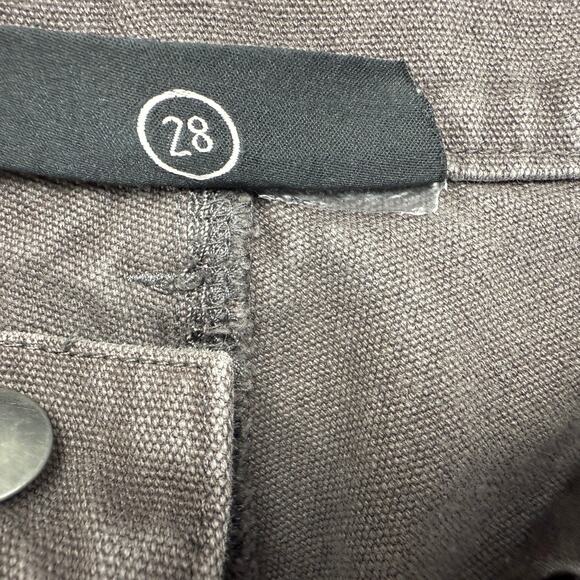 Civilregime Gray Heavyweight Canvas Carpenter Pant Men Size 28 Embroidered - Picture 9 of 10